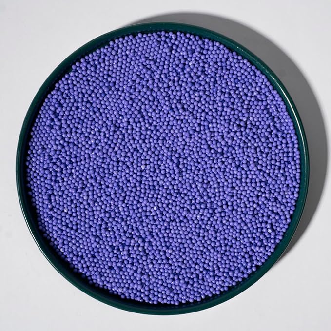 Sprinkles, Purple Edible Pearl Sprinkles for Cake Decorations, Baking, Ice Cream, Cookies, Cupcake Topper Edible Pearls Sprinkles - 2mm Matte White Sugar Pearls for Cake Decorating 130g/4.6oz 1 Bottle (2mm purple)