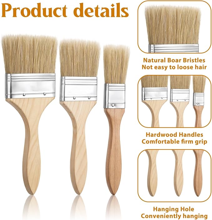3 PCS Pastry Brush Basting Brush for Cooking Brushes | Oil Brushes for Cooking Kitchen Sauce Oil, Butter, Sauce