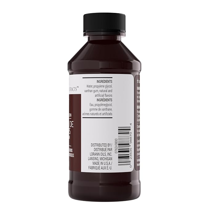 LorAnn Velvet Cake Emulsion, No Added Color, 4 ounce bottle