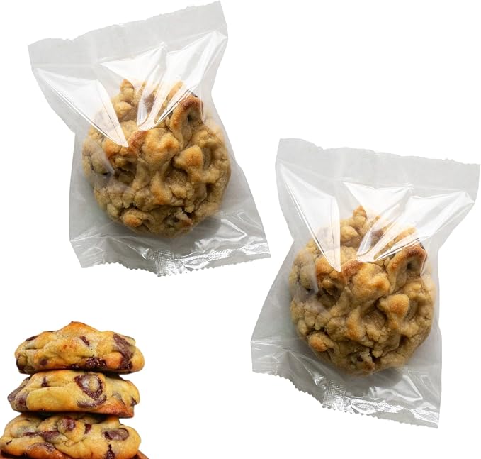 KayLe 5 x 7 Clear Treat Bags, 100 Count Heat Sealable PET Cookie Bags, Bakery Packaging Bags for Cookies, Candy & Snacks | 5 x 7 Clear 100