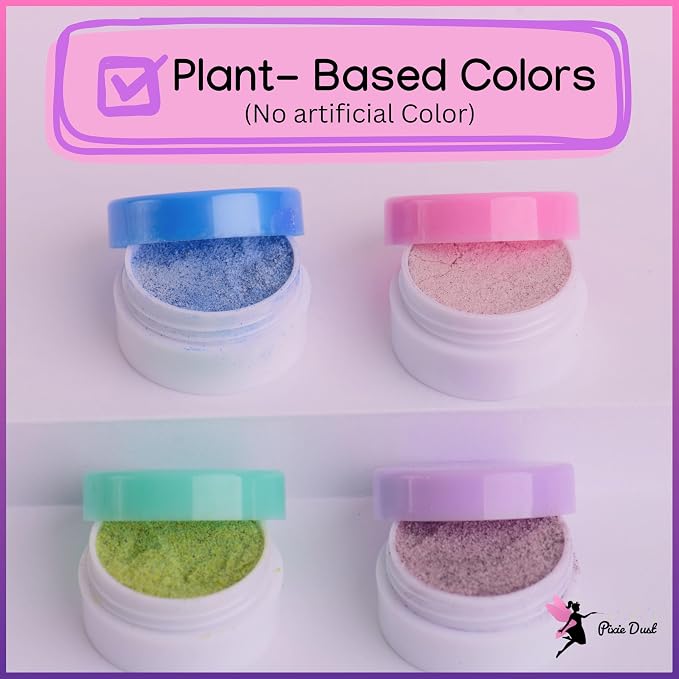 All Natural Pink and deep pink Food Coloring Powders Set | Perfect for cake decoration, cookie Frosting, Icing & Drinks | Dye-Free, Plant-Based, Kosher, Flavorless | No Carmine, No Annatto | By Pixie Dust | Large 2 Jars (0.40 oz / 11g Each) 22g Total.