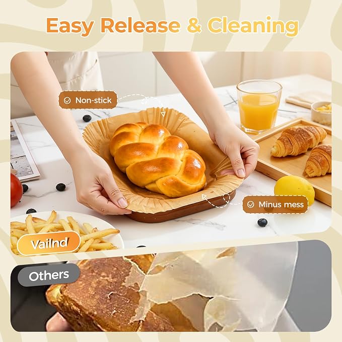Loaf Pan Liners, 155Pcs Disposable Bread Pan Liners, Non-Stick Loaf Pan Parchment Liners for Easy Cleanup, 9x5 Inch Parchment Paper for Sourdough Baking, Toasts, Cakes, Banana Breads