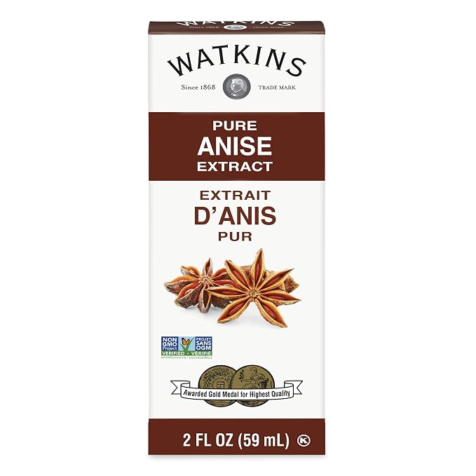 Watkins Pure Anise Extract, Non-GMO, Kosher, 2 oz. Bottle, 1-Pack (Pack of 2)