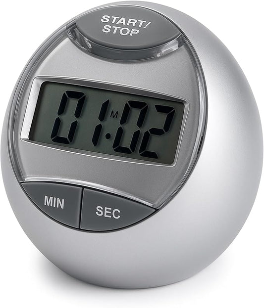 Digital Kitchen Timer Magnetic – Loud Alarm Countdown Timer & Stopwatch, Large Display Egg Timer for Cooking, Baking, Shower, Study, Classroom, Exercise, Portable Kitchen Timer Digital