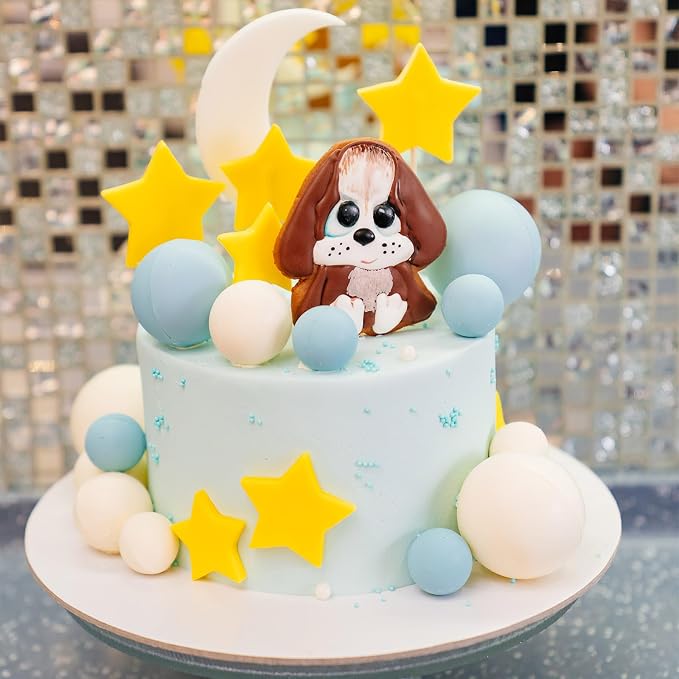 ASTARON 20 Pcs Ball Cake Topper Decorations Mini Balloons Cake Topper Sticks White Balls Cake Picks Cake Topper Balls Cake Decorations for Wedding Birthday Cake Decorations