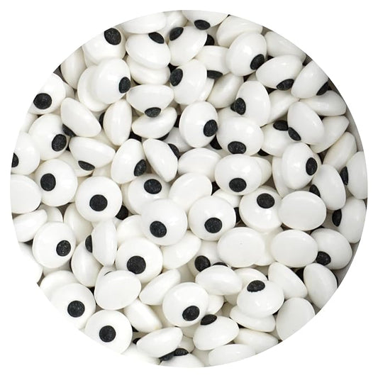 Small Eye Sprinkles 4.4 oz, Candy Eyes, Candy Eyeball Sprinkles For Cake Decorating, Baking, Ice Cream & More, The Hampton Candy Company