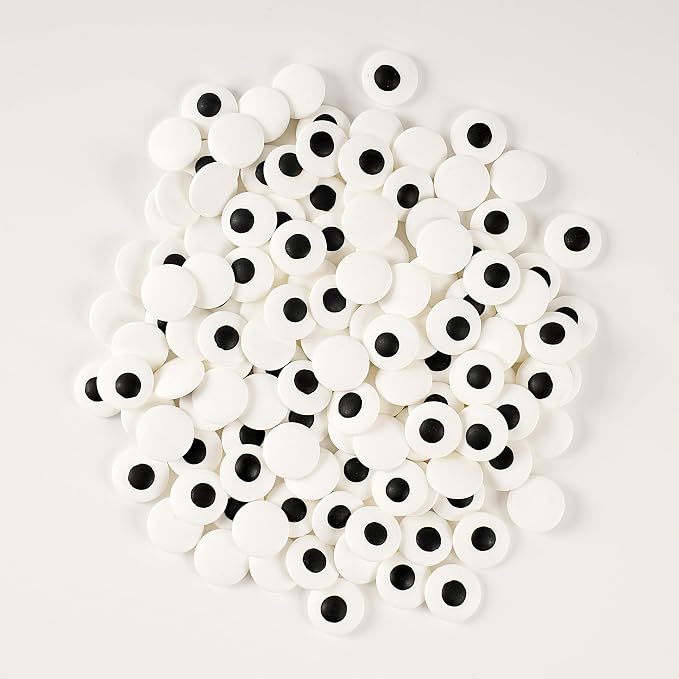 Kasvan Big Eyeballs Sugar Sprinkles - Edible Candy Eyeballs 85/3 Oz, Halloween Sprinkles, Baking Cake Decorations, Ice Cream Toppings and Cookie Decorating, Wedding Party Chirstmas Supplies
