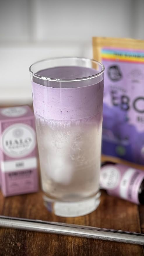 Natural UBE Flavoring Extract by HALO PANTRY (2oz bottle) | Colorless/Clear, Dye-Free, Sugar-Free, Gluten-Free, NO Sweeteners, NO Calories | Perfect for customizing ANY baking, candy, dessert or drink recipes (Ube)