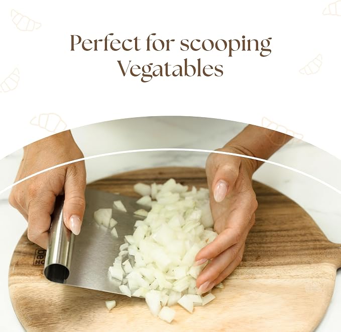 Metal bench knife dough scraper: Versatile bench scraper dough cutter tool Tool for Baking, Bread Cutting, and Kitchen Use