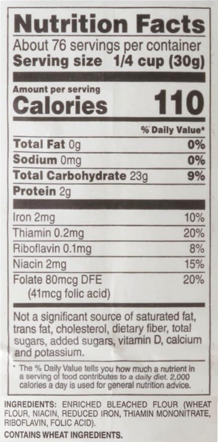 White Lily All Purpose Flour, 5 Pound Bag – Non-GMO, Kosher | Enriched Bleached Flour for Baking, Biscuits, Cookies, Cakes & Everyday Recipes