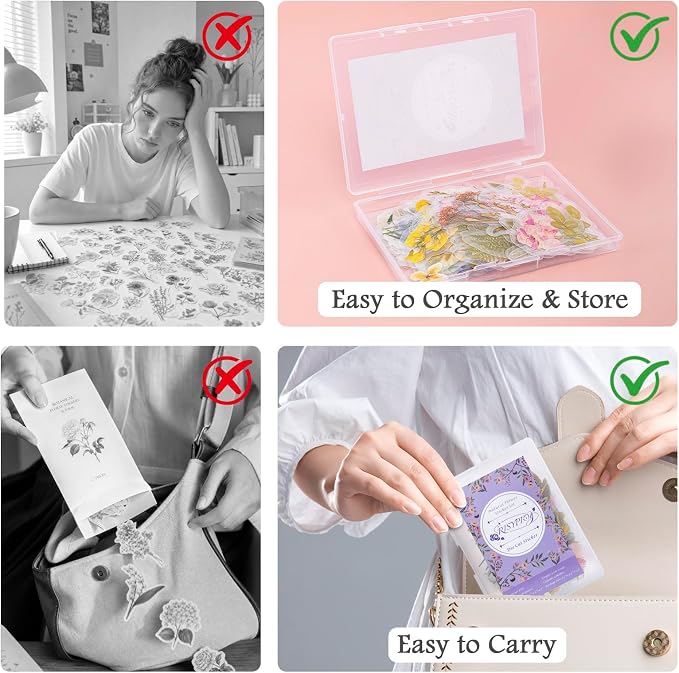 160pcs Pre-Cut Scrapbooks Natural Stickers, Floral and Plant Sticker for DIY Craft, Planners, Journal, Notebook, Laptop, Cell Phone, Calendars, Wedding Scrapbooking, PET Material, Colorful