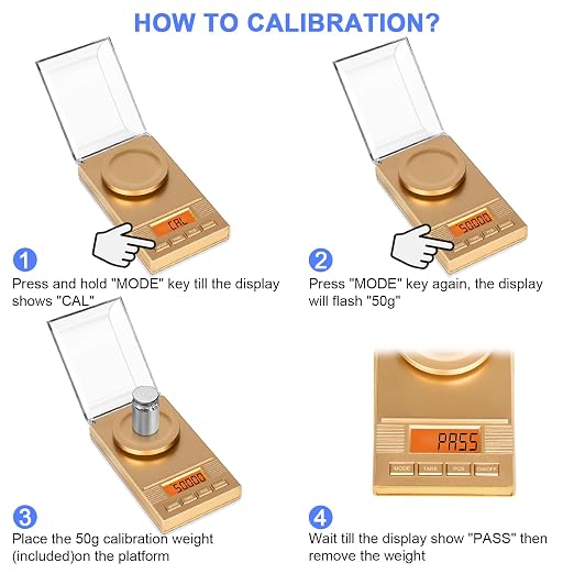 Fuzion Digital Milligram Scale 50g/0.001g, Powder Scale 6-in-1 Kit | Includes Soft Carry Bag, 50g Calibration Weight, Battery, Milligram Scale for Capsule Filling, Supplement, Reloading, Jewelry