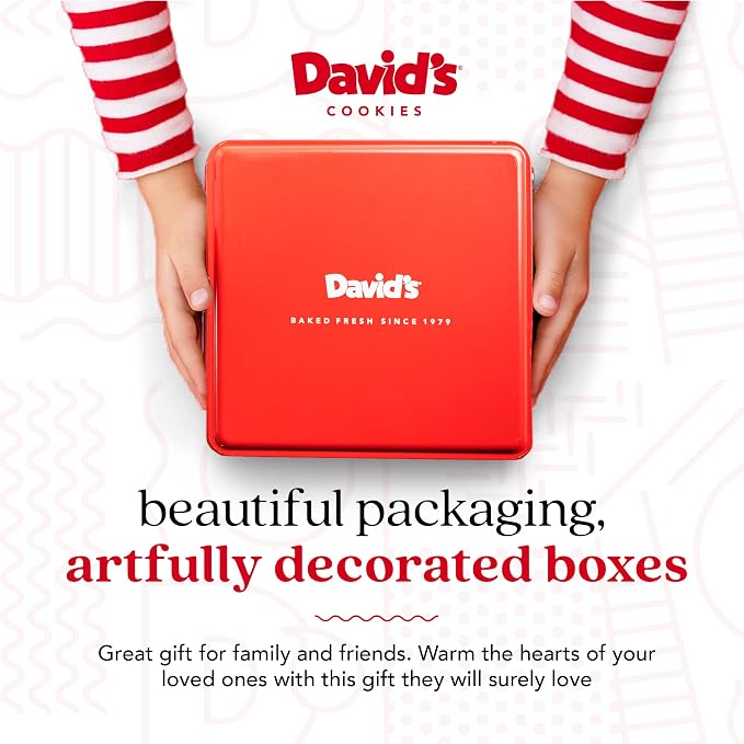 David's Cookies 1lb Chocolate Chunks Fresh Baked Cookies - Delectable & Premium Ingredients - No Added Preservatives Cookie Gift Basket