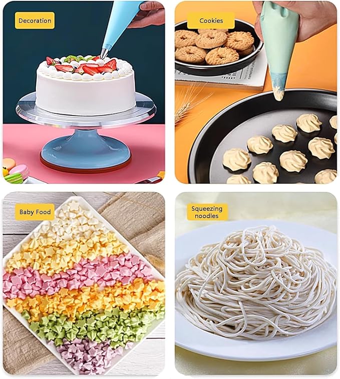 Mini Piping Bags, Disposable 7.6in Small Piping Bags 200pcs, Pastry Piping Bags for Cream Frosting, Icing Bags for Cake and Dessert Decorations Cake Decoration and Desserts