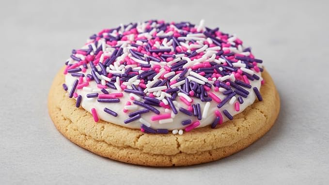 NCS Pink, White & Pearlized Purple Jimmies Edible Sprinkles – Cupcake, Cake & Cookie Decorations, 7 oz