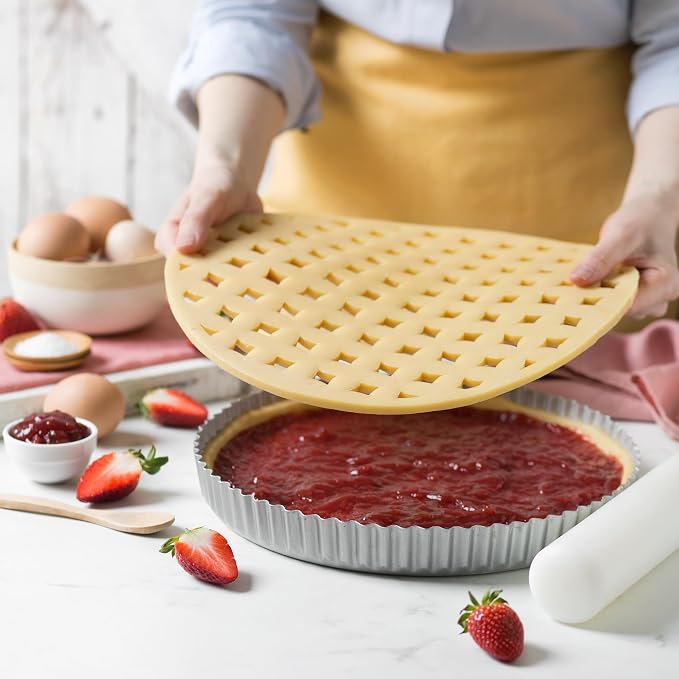 DECORA Arabesque Crust Cutter, White, 30 x 30 x 3 cm