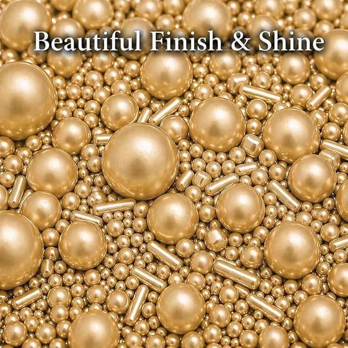 Confect Champagne Gold Sprinkles for Christmas Cakes & Cupcakes – Birthday Sprinkles – Edible Cake Topping for Cupcakes, Cookies, Desserts – Celebration Baking Decoration – Vegan, Gluten-Free, Nut-Free, Soy-Free, Dairy-Free , Handcrafted Sprinkle - 5 Oz