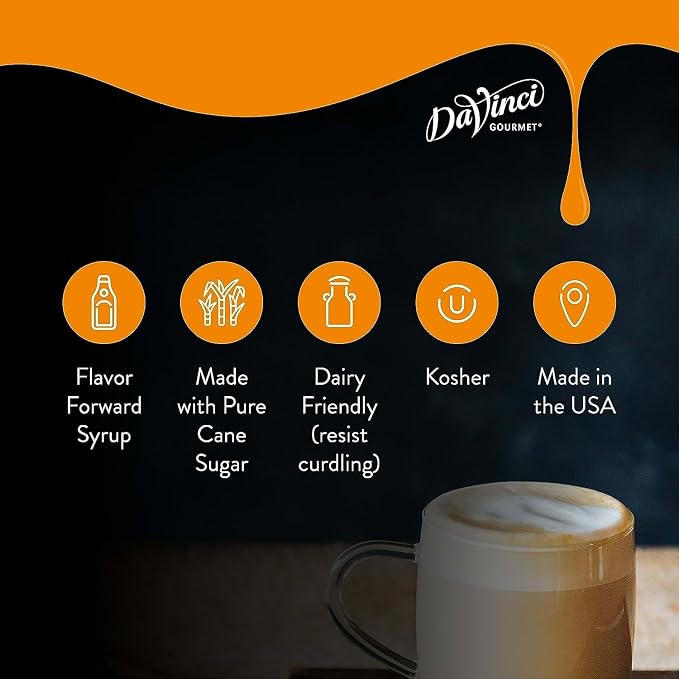 DaVinci Gourmet Classic Peppermint Syrup, 25.4 Fl Oz (Pack of 2)