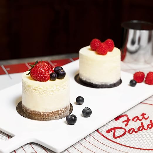 Fat Daddio's Stainless Steel Round Cake & Pastry Ring, 3 x 2 Inch