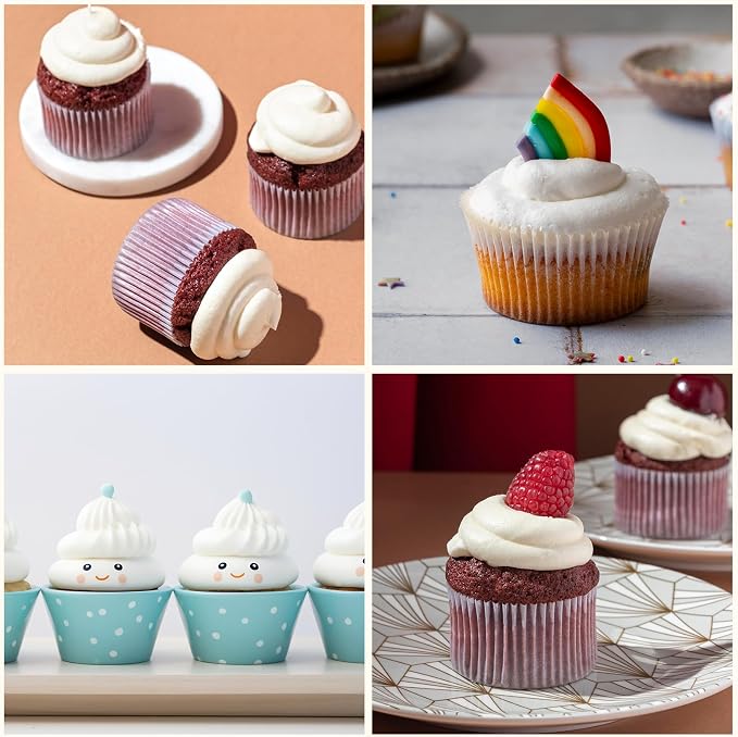 TIESOME 5PCS Large Round Hole Piping Tips for Cake Decorating, Professional Stainless Steel Cupcake Frosting Nozzles Tool Pastry Icing Dispensers for Cake Cookies Pastry Fondant Cream Bag Filler