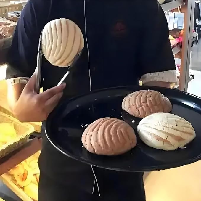 Concha Cutter Mexican Bread Mold 4.1in & 5pc Pig Cookie Cutter Mexican By Doczen - Cortador De Conchas De Pan Mexicano - Concha Stamp Mexican Bread - Moldes Para Marcador De Conchas - Concha Mold