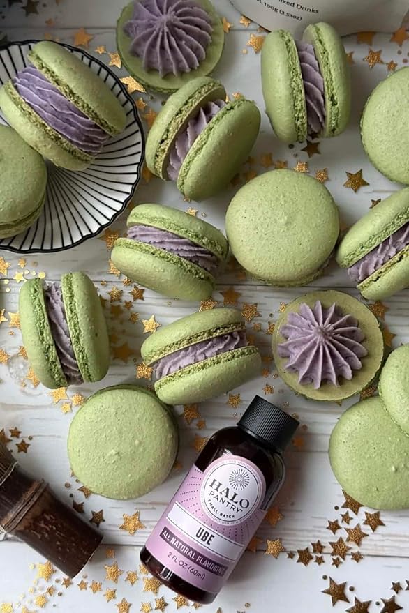 Natural UBE Flavoring Extract by HALO PANTRY (2oz bottle) | Colorless/Clear, Dye-Free, Sugar-Free, Gluten-Free, NO Sweeteners, NO Calories | Perfect for customizing ANY baking, candy, dessert or drink recipes (Ube)