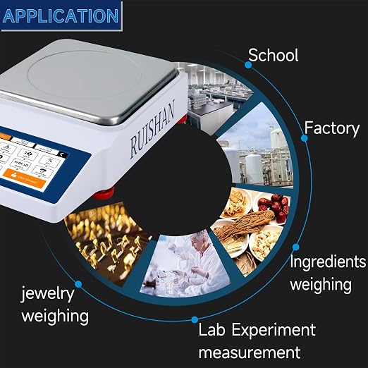 Smart Laboratory Analytical Balance - 3kg x 0.01g, Weighing, Counting, Pricing, Percentage, Function, Textile Fabric Modes, 19 Units, Custom Units