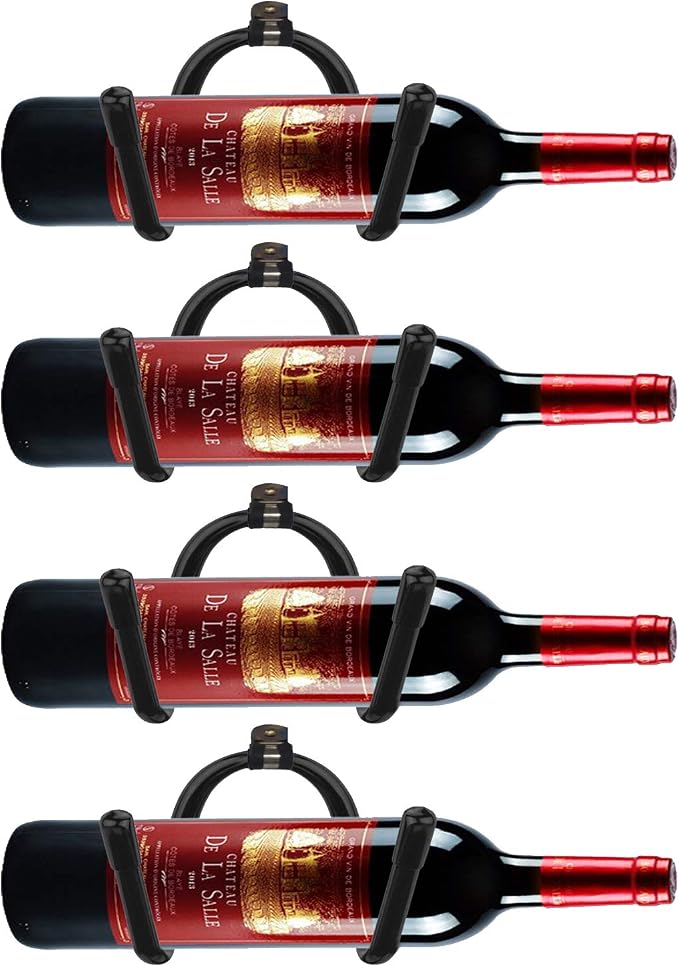 Adjustable Wrought Iron Wall Hook,Wall mounted pots and pans rack, Kitchen Cookware Hanging Organizer Hooks, Kitchen storage pot holder pot rack. Rolling pin Rack, W-type Flexible hook — 4/PK