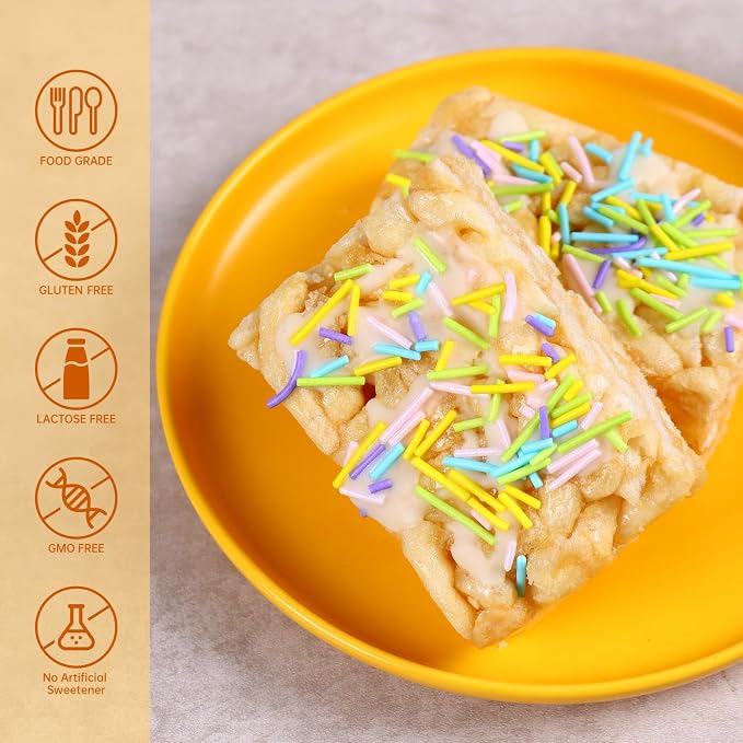 Easter Sprinkles for Cake Decorating St. Patricks Edible jimmies Sprinkles Green Spring pastel Sprinkles for Cake Cookie Cupcake Toppers Ice Cream Jimmies Decorations 7 ounce