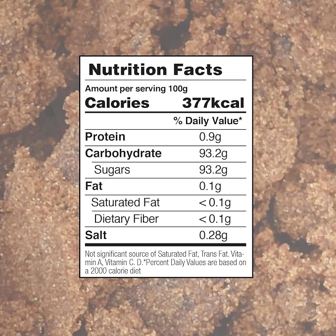 Dark Brown Muscovado Sugar, 1-Pound Bag