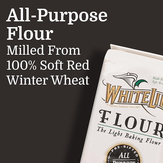White Lily All Purpose Flour, 5 Pound Bag – Non-GMO, Kosher | Enriched Bleached Flour for Baking, Biscuits, Cookies, Cakes & Everyday Recipes