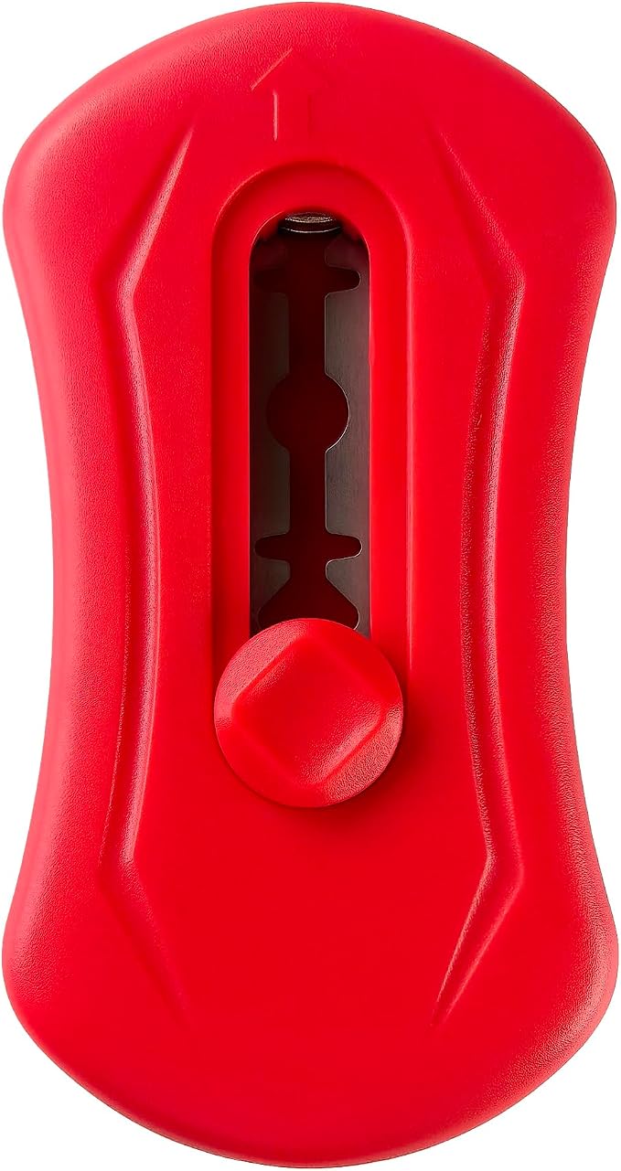 Sourdough Scorer Tool, Extractable Bread Lame Dough Scoring Knife (Red) | Upgraded Magnetic Scoring Knife for Sourdough Bread Baking, Bread Razor for Homemade Bread, Includes 10 Razor Blades