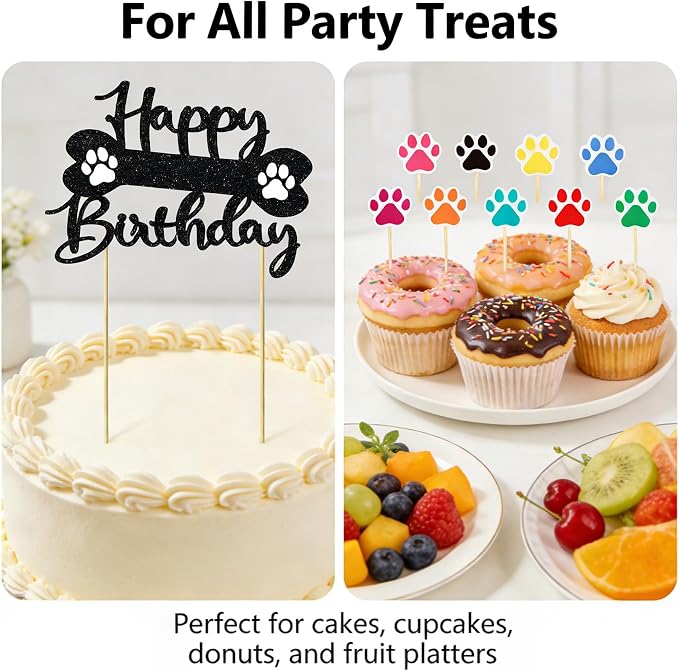 Acrylic Happy Birthday Cake Topper Durable Reusable Perfect for Birthday Cakes, Cupcakes, Dessert Tables Ideal for Kids Adults Birthday Celebrants (Colorfiul-1)