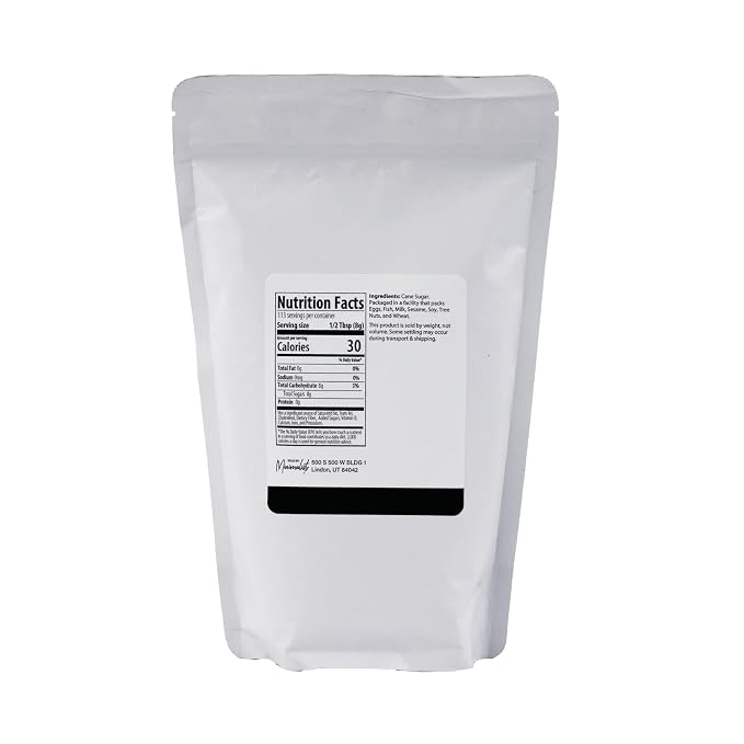Minimalist Cane Sugar, Ideal for Baking and Sweetening, Packaged for Convenience in a Resealable Bag (2 Pound)