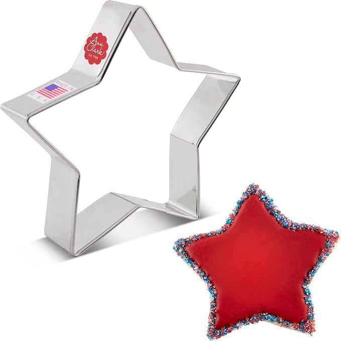 Ann Clark Star Cookie Cutter, 4" Made in USA