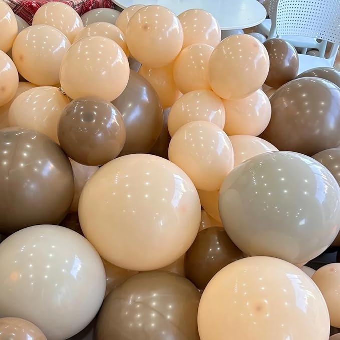 Voircoloria 90pack Pastel Orange Balloons Different Size 18/12/10/5 Inch Orange Balloon Garland Arch Kit for Graduation, Wedding, Birthday, Princess Theme, Baby Shower, Anniversary Party Decorations