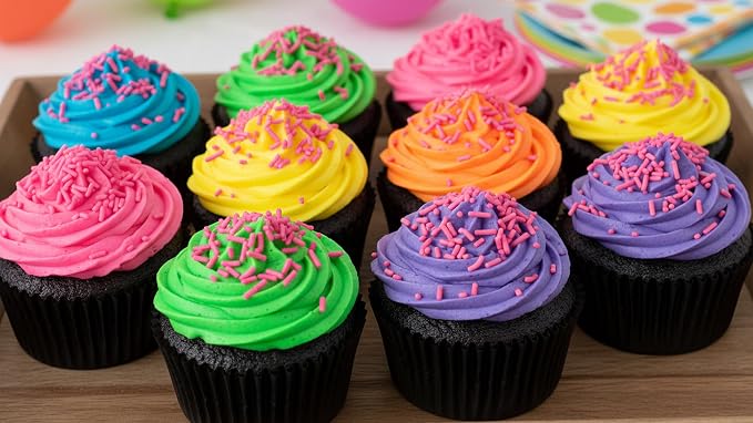 NCS Pink Jimmies Edible Sprinkles – Cupcake, Cake & Cookie Decorations, 7 oz