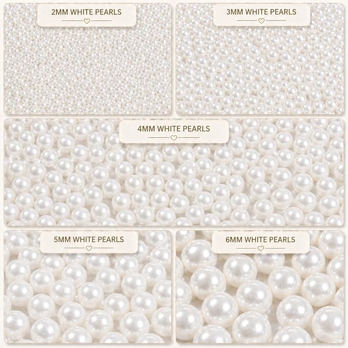 Confect White Pearl Sprinkles | Valentines Sprinkle | Edible Mix White Pearls & Dragees | Frozen Sprinkle & Disco Balls for Cakes, Cupcakes | White Princess Disco Ball Sprinkles | Vegan, Gluten-Free, Nut-Free, Soy-Free, Dairy-Free, Palm Oil-Free | Dye ...