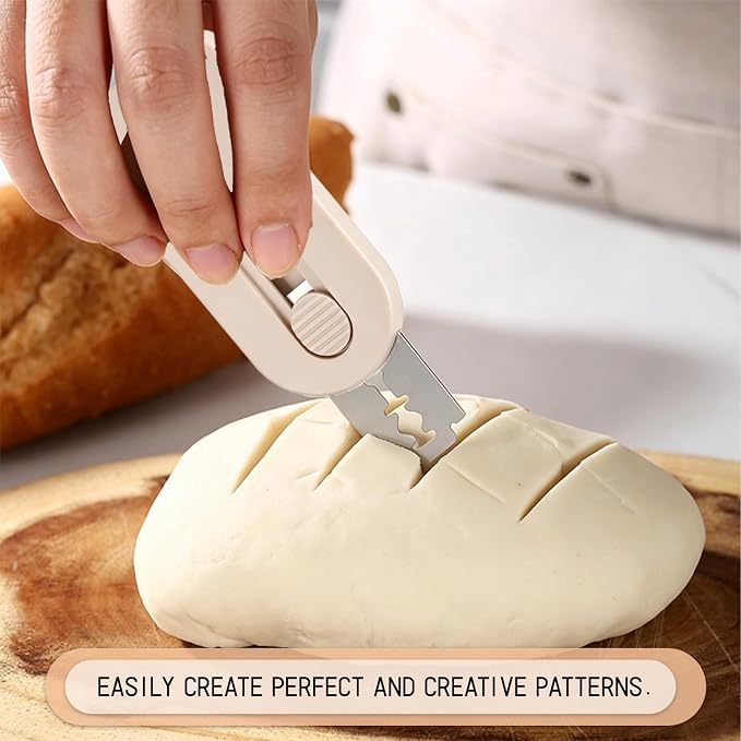 Sourdough Scoring Tool Bread Lame Stainless Steel Blade For Baking | Precision Dough Scoring, Ergonomic Grip, Includes Replacement Blades