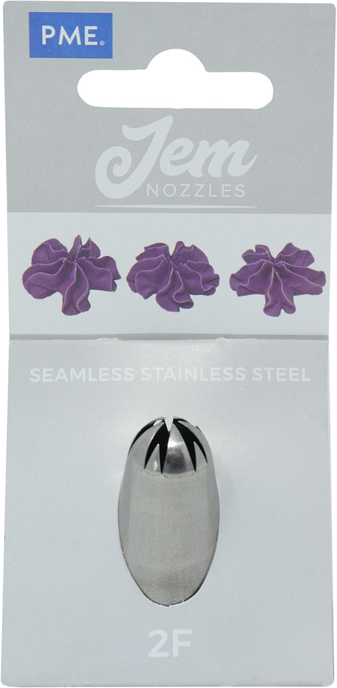Jem Enterprises Drop Flower Piping Nozzle Decorating Tip #2F