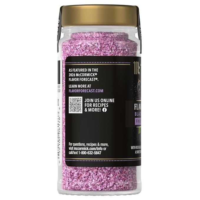 McCormick Finishing Sugar, Black Currant, 2026 Flavor of the Year, Rimming & Baking Sugar, For Dessert, Ice Cream, Muffins, Cupcakes, Pie, Cocktails, Fruit, and More, 2.75 oz (Pack of 2)