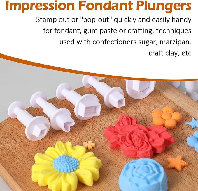35 Pcs Mini Cookie Cutters Set, Small Cookie Cutter for Fondant Tools & Clay Cutters, Fondant Molds & Stamps (Heart Star Circle Square Prism Triangle Hexagon Rectangle Oval)
