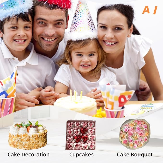 10PCS Extra Large Russian Piping Tips Stainless Steel 3D Flower Frosting | (XXL)Russian Piping Tips for DIY Cream Bouquets, Cake Flower Decoration & Cake Decorations. Beginner-Friendly