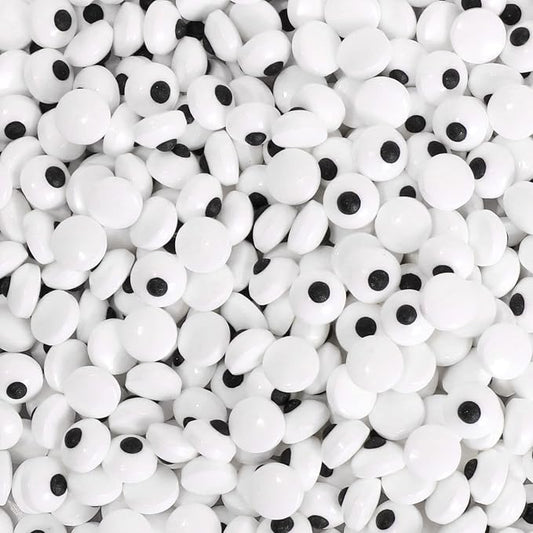 Candy Eyes for Decorating Edible Small Candy Eyes Eyeballs Halloween Sprinkles for Cake Cupcakes Toppers Cookies Baking Decoratings Christmas (1cm Eyes)