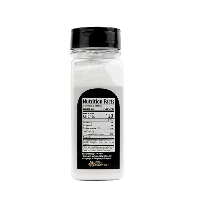 GranAroma Powdered Sugar, Fine Powder, Baking & Frosting, Confectioner's Sugar (9.3 Ounce)