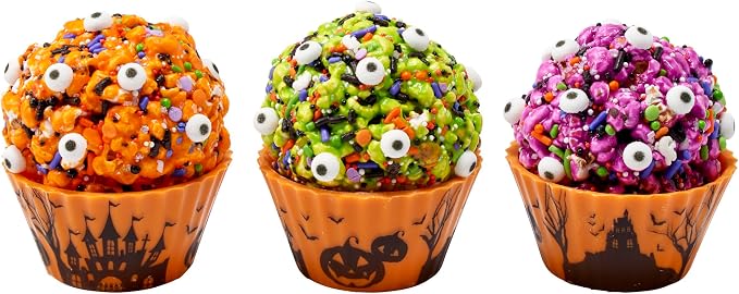 DecoPac Halloween Fusion Mix Sprinkles, 26oz, Shaped Candy Sprinkles in Handheld Container, Edible Decorations For Celebration Cakes, Cupcakes, Cookies and Donuts
