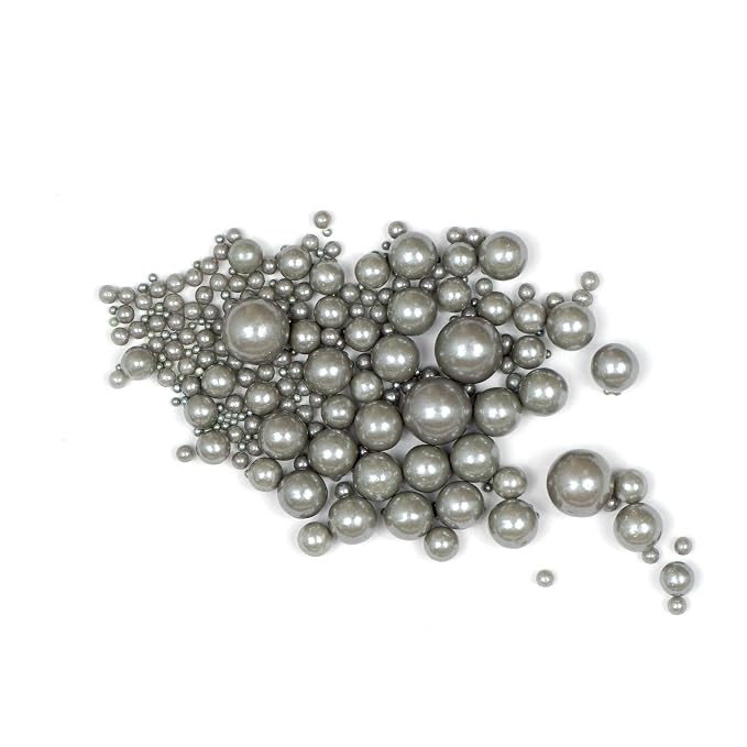 Silver Sprinkles Pearl Sugar 4.58 oz, Silver Pearls For Cake Decorating
