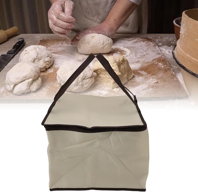 AUNMAS Bread Proofing Box with Heater, Zippered Foldable Dough Proofer with 3 Gear Adjustment for Bread Pizza Yoghurt (50L US Plug 110V)