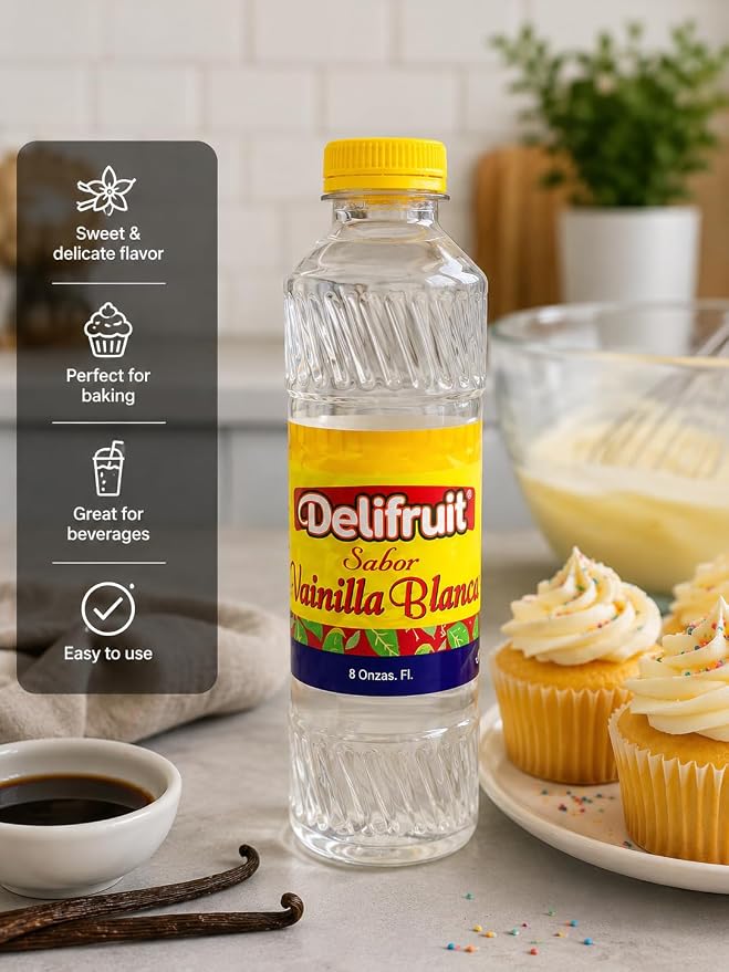 Delifruit Clear Vanilla From Dominican Republic 8 Oz.