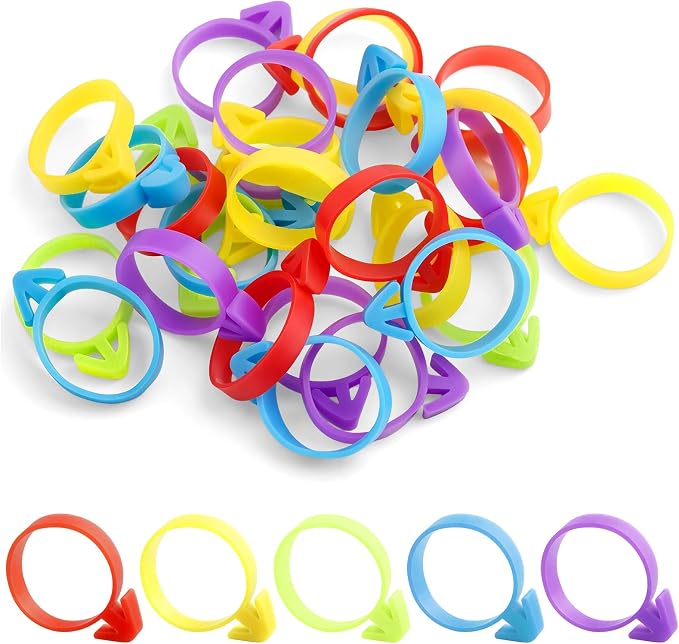 30 Pcs Pastry Bag Ties - Multicolor Silicone Icing Bag Ties -Reusable Piping Bag Ties Decoration Bag Cake and Pastry Supplies Clips Suitable for Cupcakes Cookies and Pastry Seal